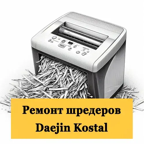 Ремонт шредеров Daejin Kostal